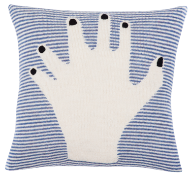 Fancy Finger Pillow Case (Blue)